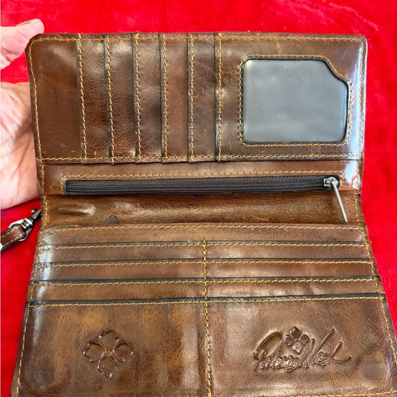 Patricia Nash Floral Women's large and small  Wallet and Coin Purse Set - Picture 2 of 4